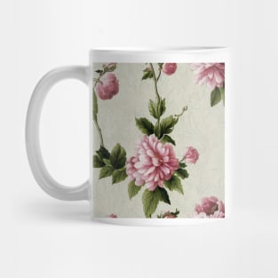 Floral Dusty Pink Vintage Pattern Mug